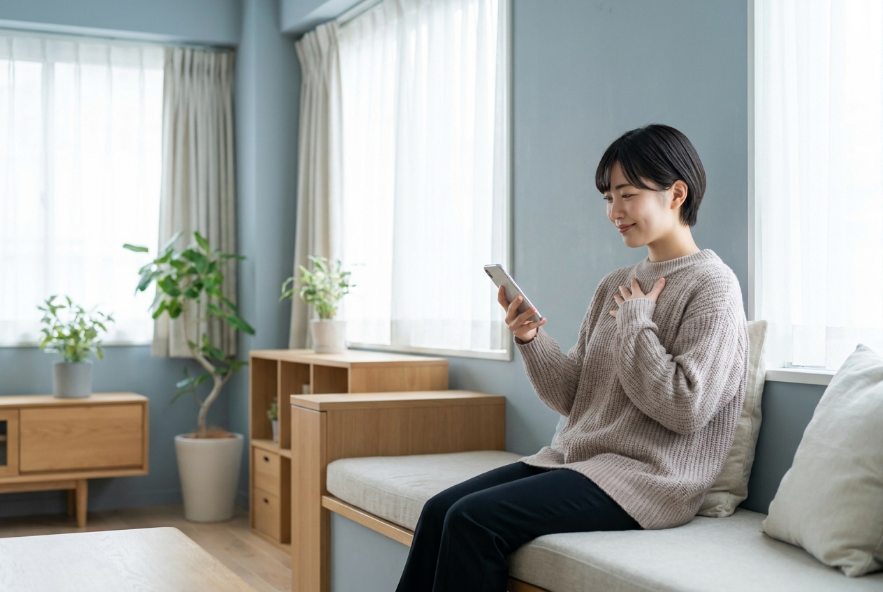 自分で言えないとき退職代行など第三者に相談する様子
